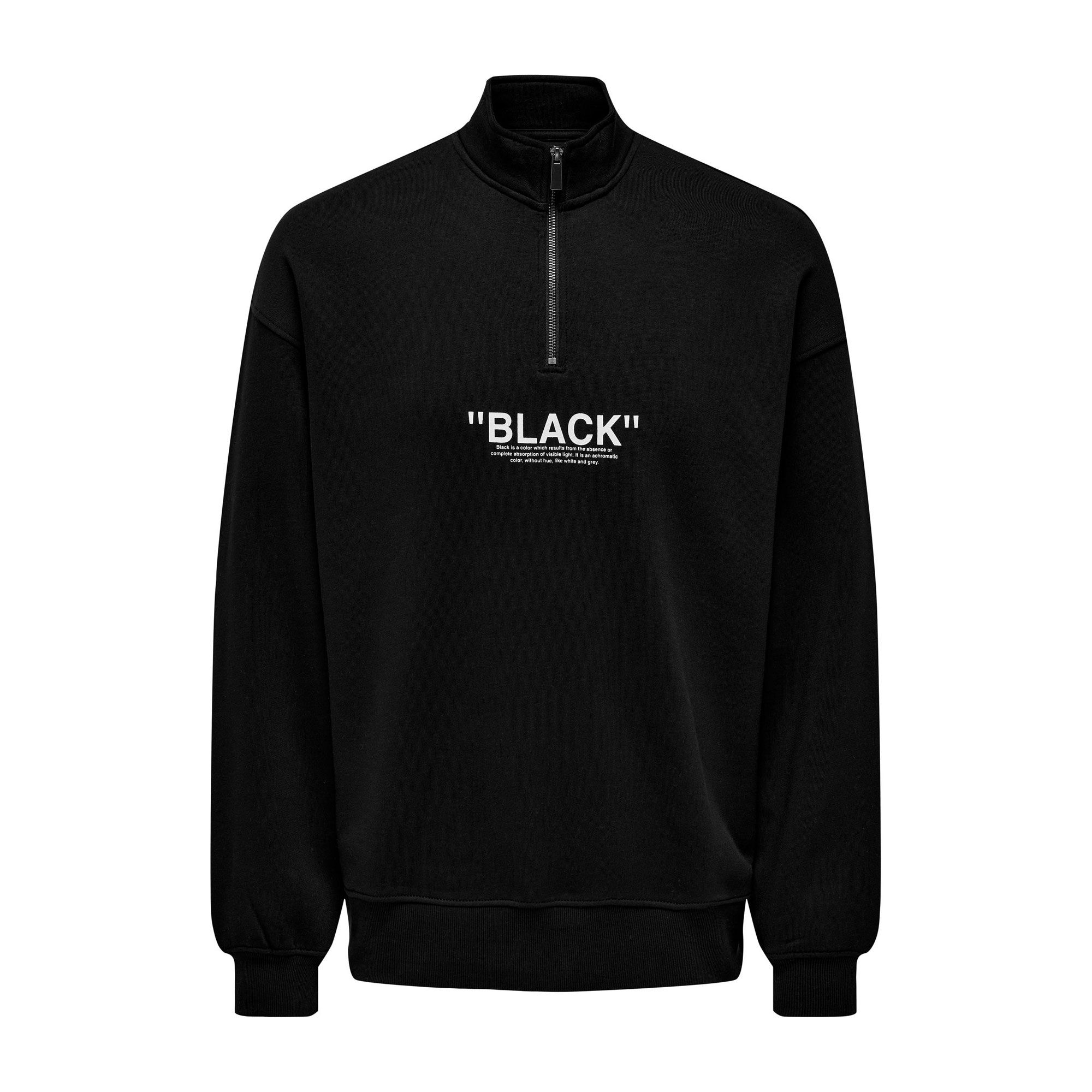 Pull Joe Relax Noir & Gris Only & Sons